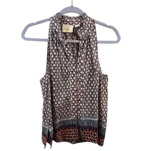 Mauve Multicolor Tank Top Size Small